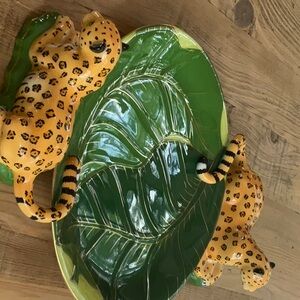 Lynn Chase Jaguar Jungle Serving Tray